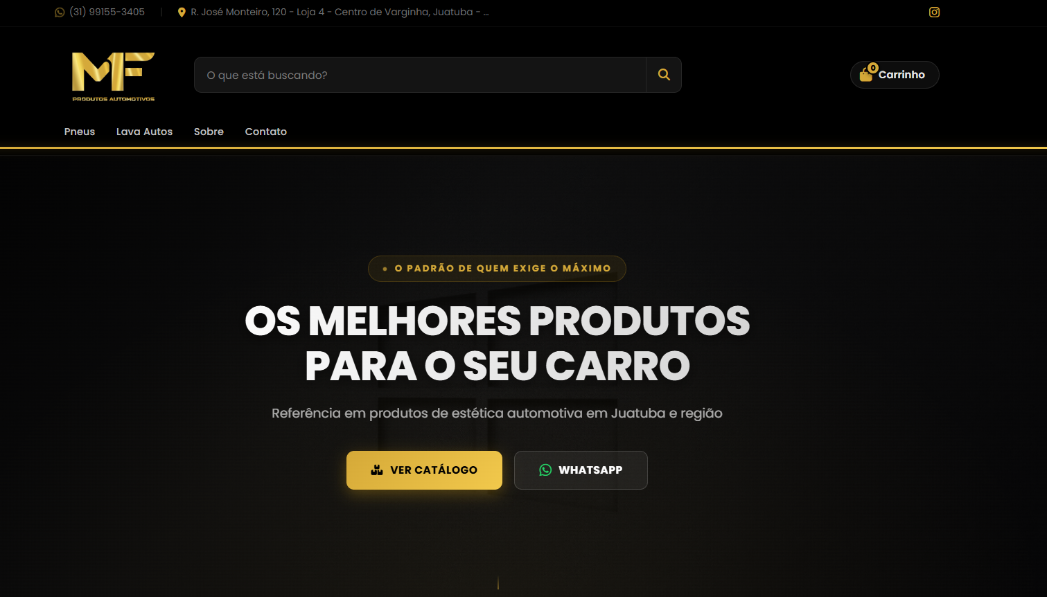 Site + Catálogos